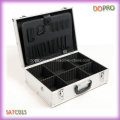 Vente en gros de coiffeuses portables Black Color Handle Tool Box (SATC015)